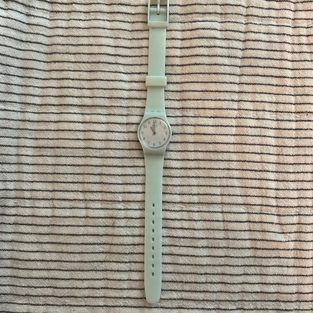 Swatch women’s watch. mint green, color is Greenbelle